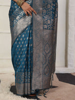 Thumbnail for Astita Lichi Silk Light Pink Saree