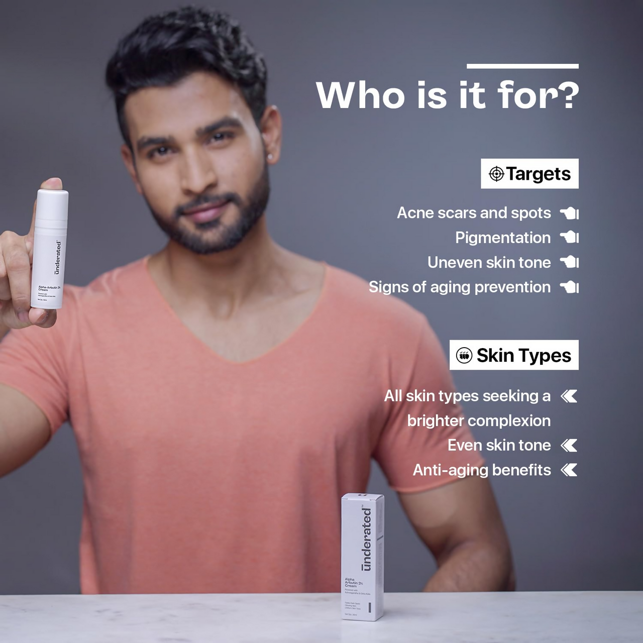Underated Alpha Arbutin 2% Cream