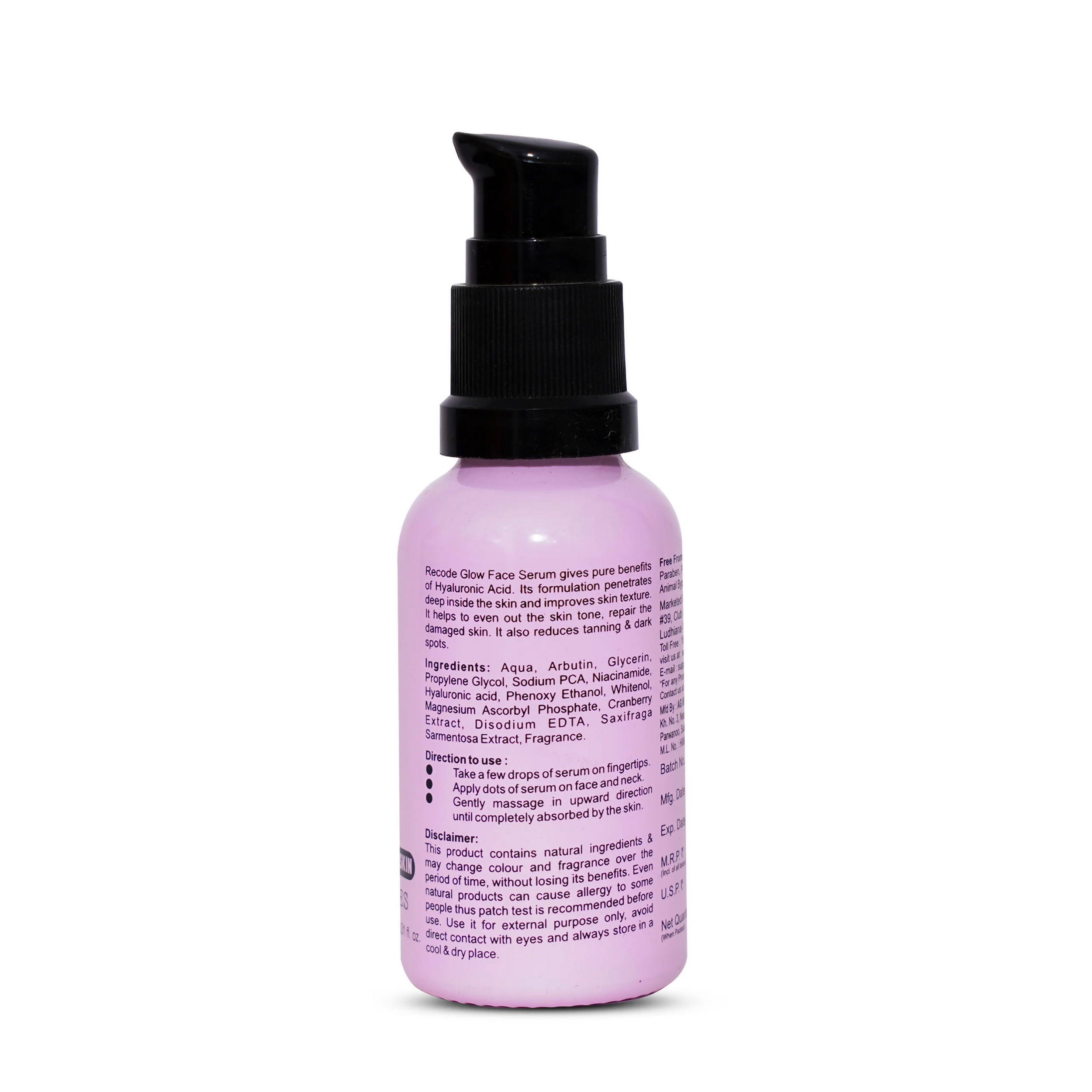 Recode Ace Of Base Glow Face Serum - Distacart