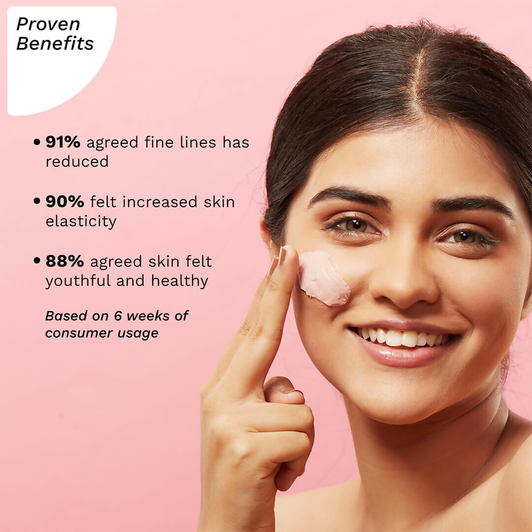 Pilgrim Anti Ageing Red Vine Face Mask with Mulberry Extracts & Rosehip Oil For Glowing Skin, De-Tan, Dark Spots, Blackheads Removal - Distacart
