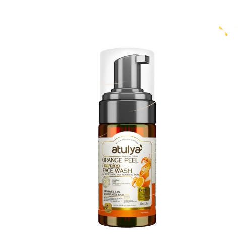Atulya Orange Peel Foaming Face Wash - Distacart