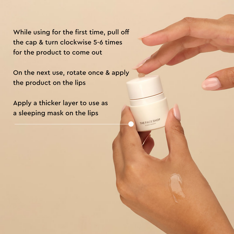 The Face Shop The Therapy Lipcerin, 12HR Moisture Lip Mask, Balm & Scrub - Distacart