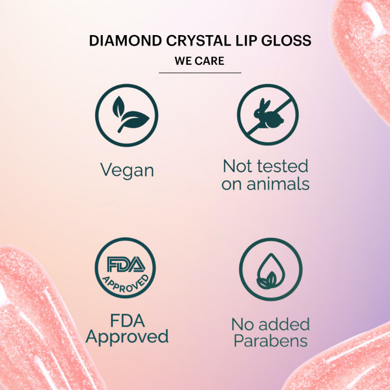 Parul Garg Beauty Lip Gloss - Diamond Crystal - Distacart