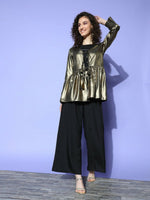 Thumbnail for Ahalyaa Women's Traditional Wea Co-ods - Black - Distacart