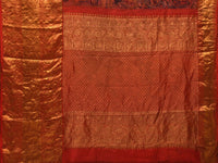 Thumbnail for Multicolor Kalamkari Hand Painted Kanchipuram Silk Handloom Saree with Ramayana Design - Global Threads - Distacart