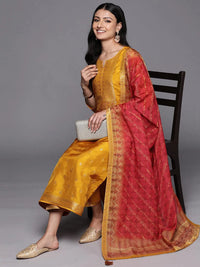 Thumbnail for https://cdn.shopify.com/s/files/1/0341/4805/7228/files/mustard-self-design-silk-blend-straight-kurta-with-trousers-and-dupatta-libas-3.jpg?v=1739541745