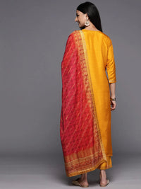 Thumbnail for https://cdn.shopify.com/s/files/1/0341/4805/7228/files/mustard-self-design-silk-blend-straight-kurta-with-trousers-and-dupatta-libas-4.jpg?v=1739541745