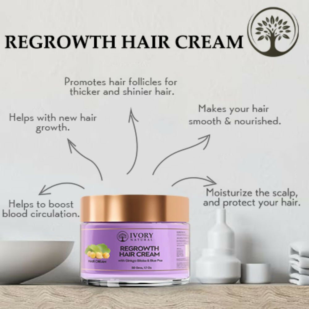 Ivory Natural Hair Growth Cream For Stronger, Healthier Hair - Distacart