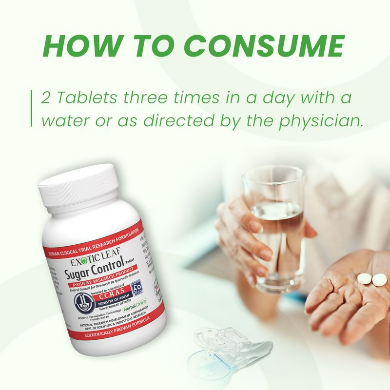 Exotic Leaf Sugar Control Tablets - Distacart