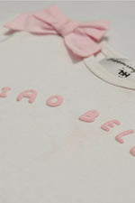 Thumbnail for Lavanya_girls_tee_front_bow_closeup