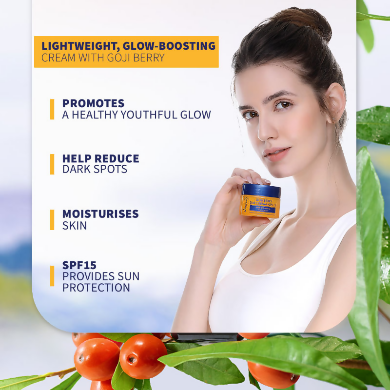 St.Botanica Goji Berry Day Cream SPF15 With Goji Berry & Vitamin C For Sun Protection - Distacart