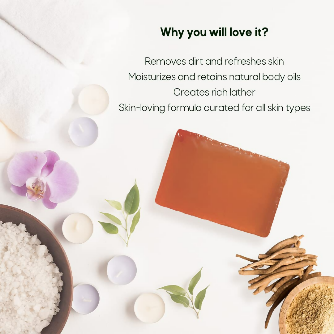 LA Organo Ashwgandha Handmade Natural Bath Soap - Distacart