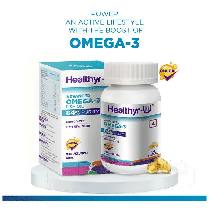 Healthyr-U Advanced Omega 3 Fish Oil Capsules - Distacart