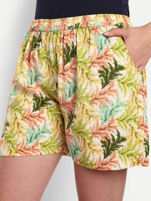 Alvano Printed Light Green Boxer Shorts - Distacart