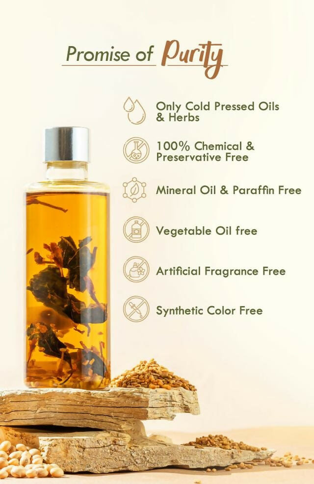 Nat Habit Soybean Methi Summer Hair Oil - Distacart