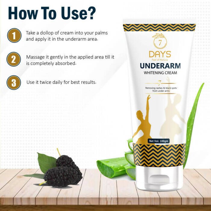7 Days Underarm Whitening Cream - Distacart