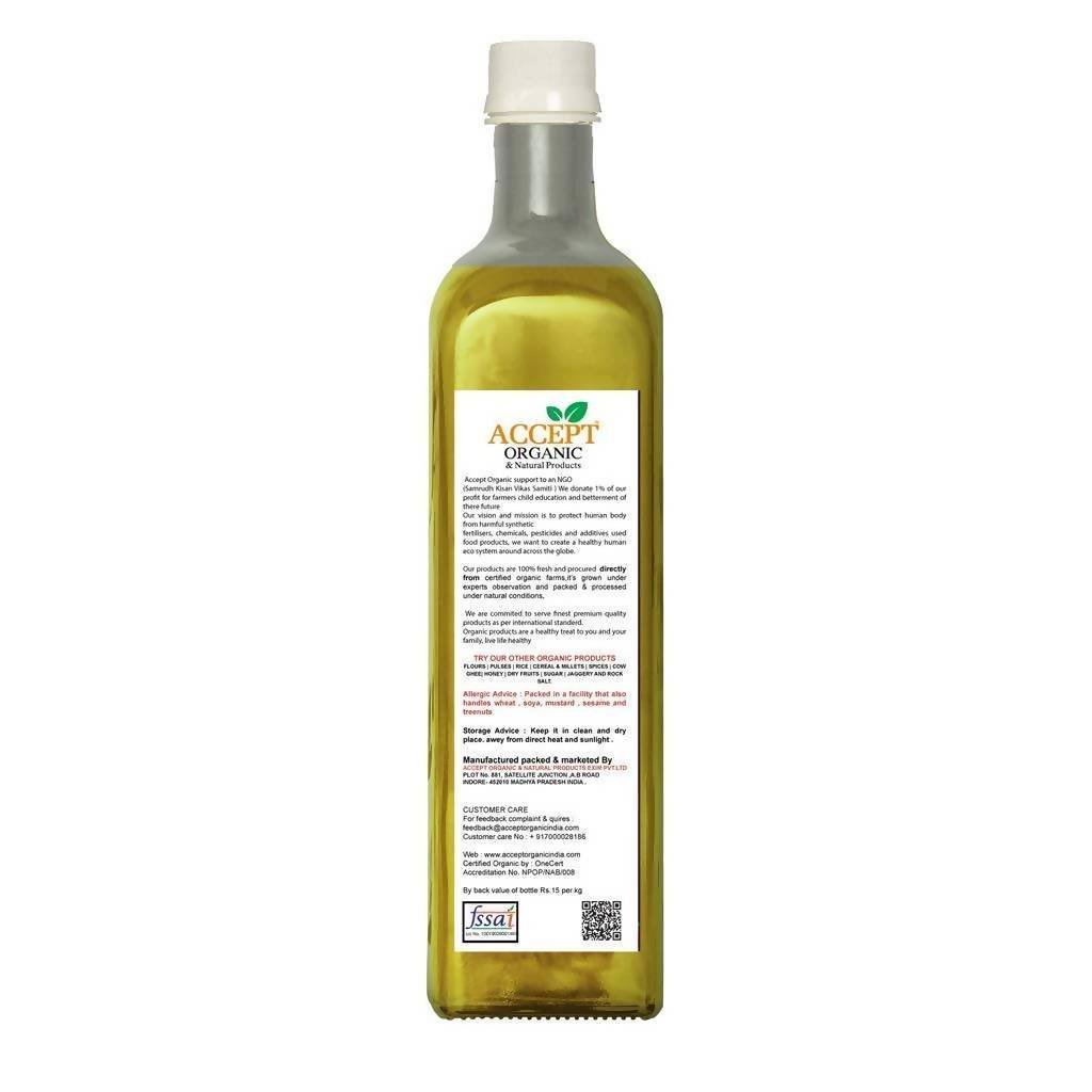 Accept Organic Cold Pressed Sunflower Oil