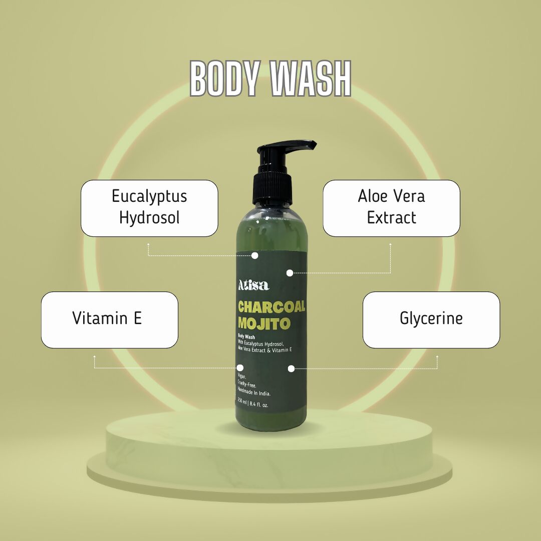 Atisa Charcoal Mojito Body Wash - Distacart