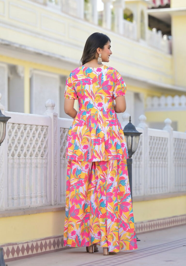 Designer Stylish Multi Ab Cotton Suit With Dupatta - Anbazaar - Distacart