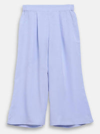 Thumbnail for Ahalyaa Blue Net Kids Kurta Palazzo Sets For Girls - Distacart
