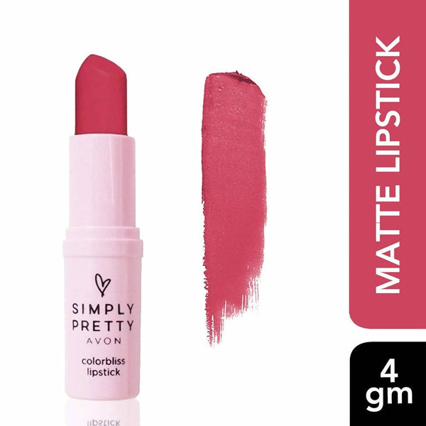 Avon Simply Pretty Colorbliss Matte Lipstick - Classic Red - Distacart