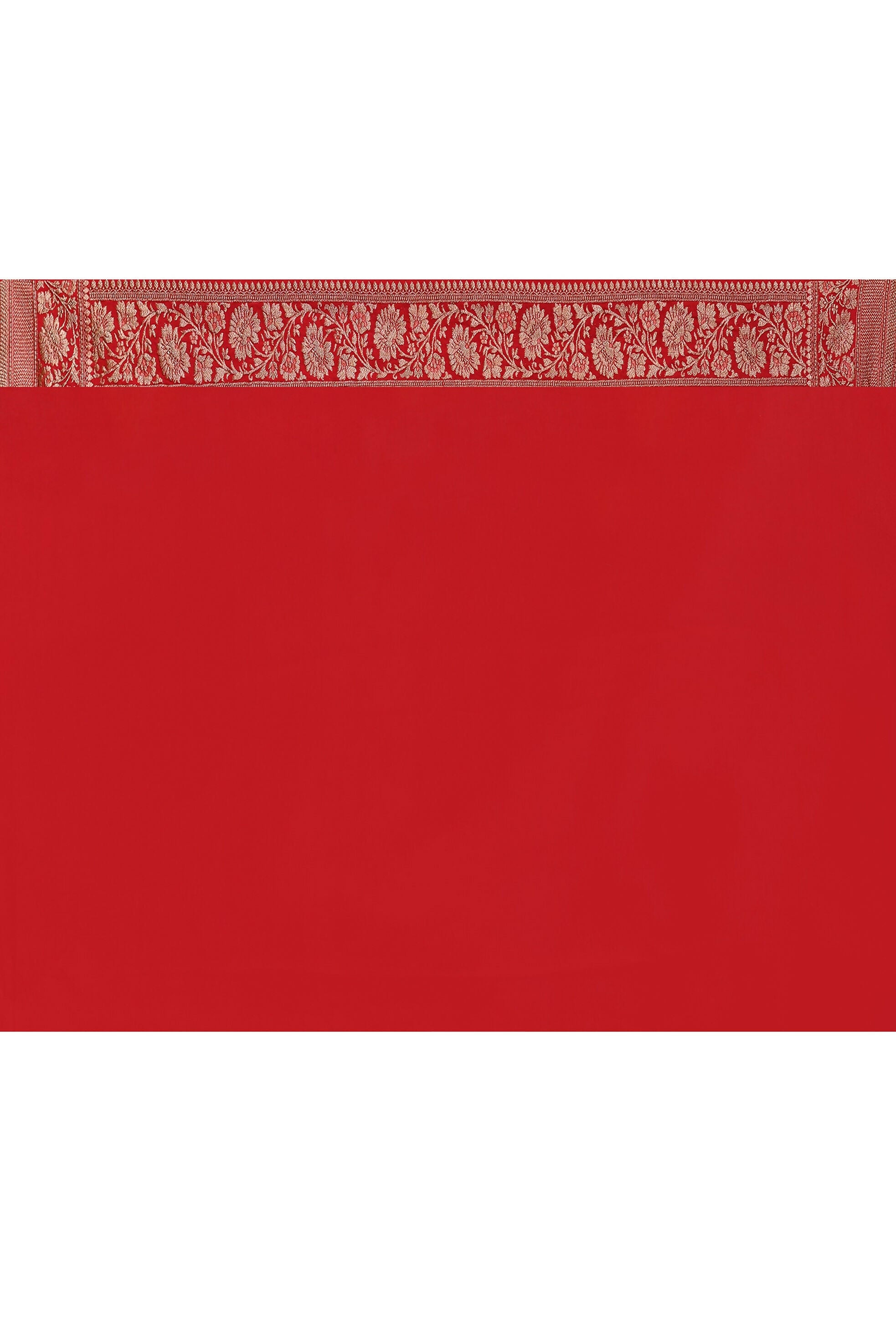 Joban Fashion Yellow Crepe Chiffon Pure Handloom Banarasi Silk Saree