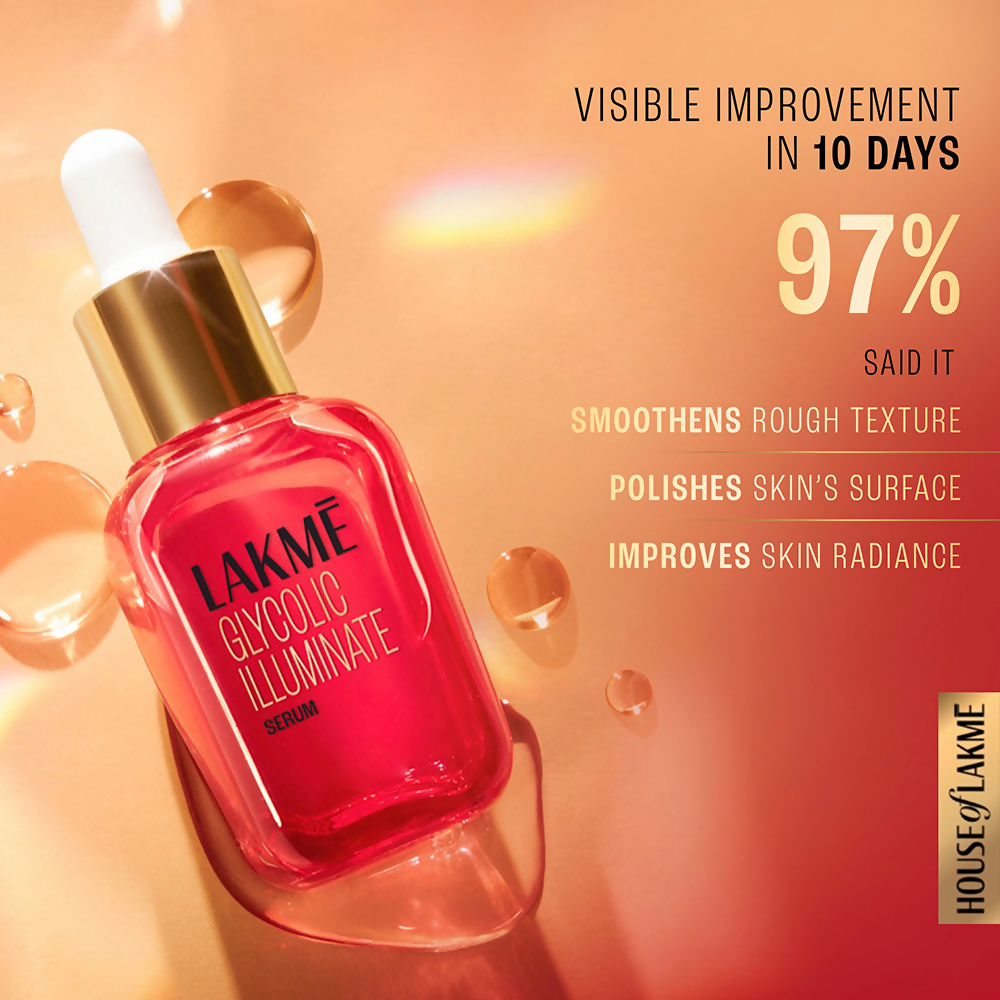 Lakme Glycolic Illuminate Serum - Distacart