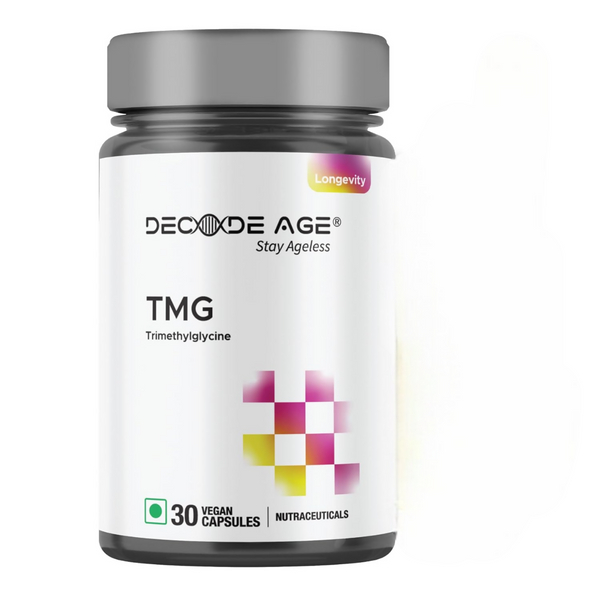 Decode Age TMG 98% Pure Trimethylglycine (TMG) Supplements Capsules - Distacart
