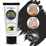 Thumbnail for LA Organo Blackhead Remover Activated Charcoal Peel Off Mask - Distacart