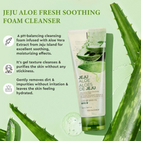 Thumbnail for The Face Shop Jeju Aloe Fresh Soothing Foam Cleanser