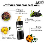 Thumbnail for Copy of ACTIVATED CHARCOAL FACE WASH INGREDIENTS IMAGE