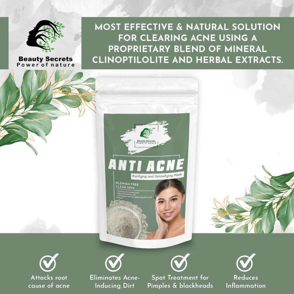 Beauty Secrets Anti Acne Face Mask - Distacart