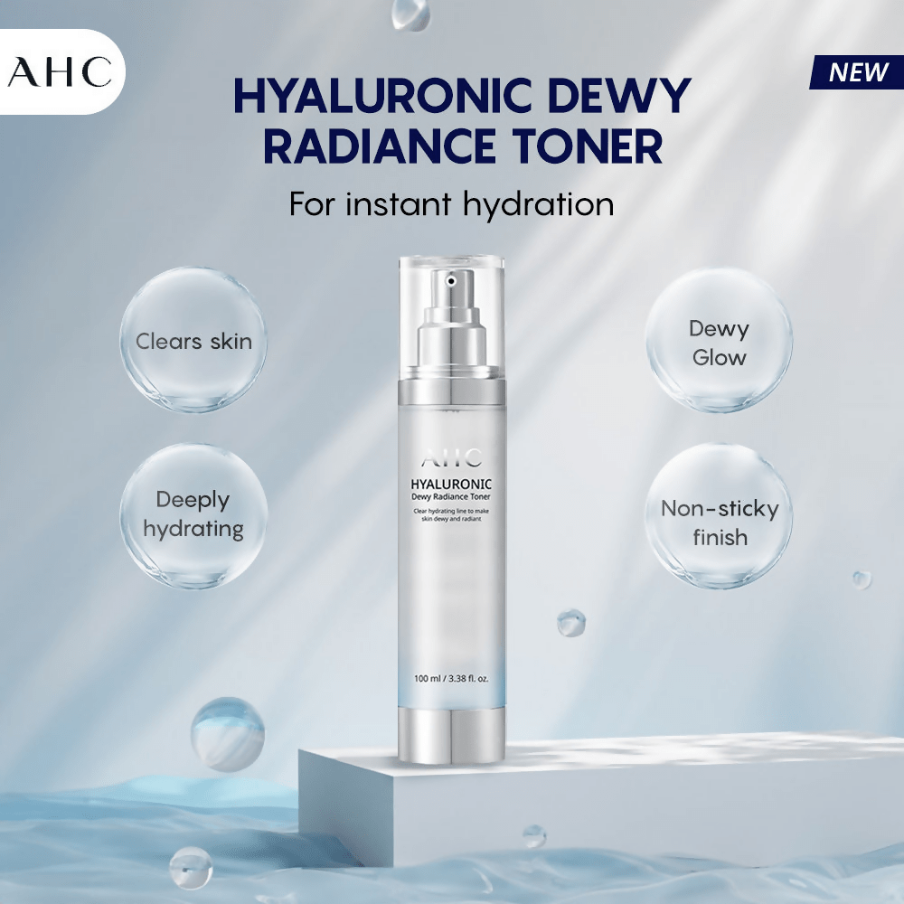 AHC Hyaluronic Dewy Radiance Toner - Korean skincare - Distacart