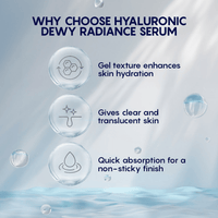 Thumbnail for AHC Hyaluronic Dewy Moisturising Radiance Face Serum - Korean skincare