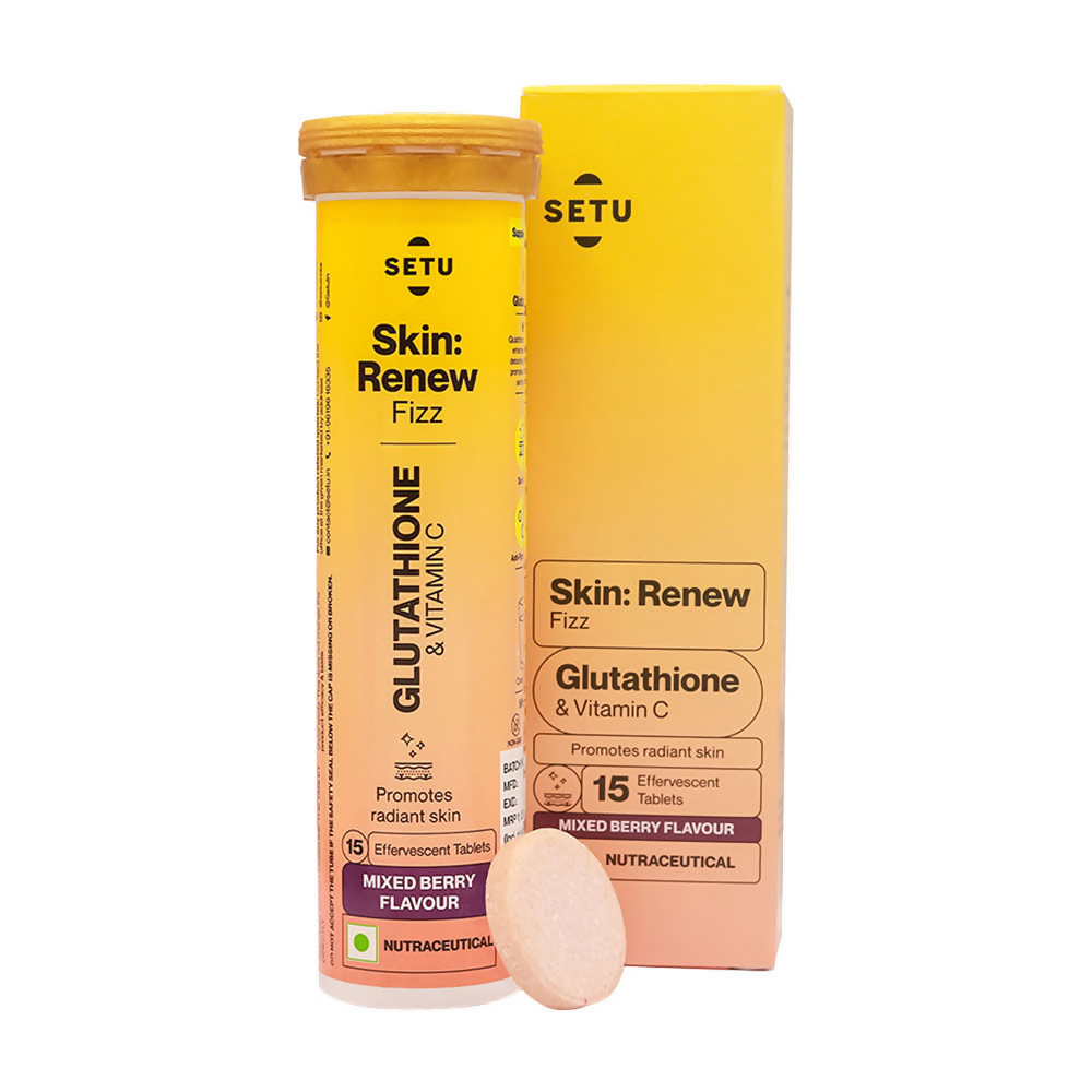 Setu Skin Renew Fizz Glutathione & Vitamin C Effervescent Tablets