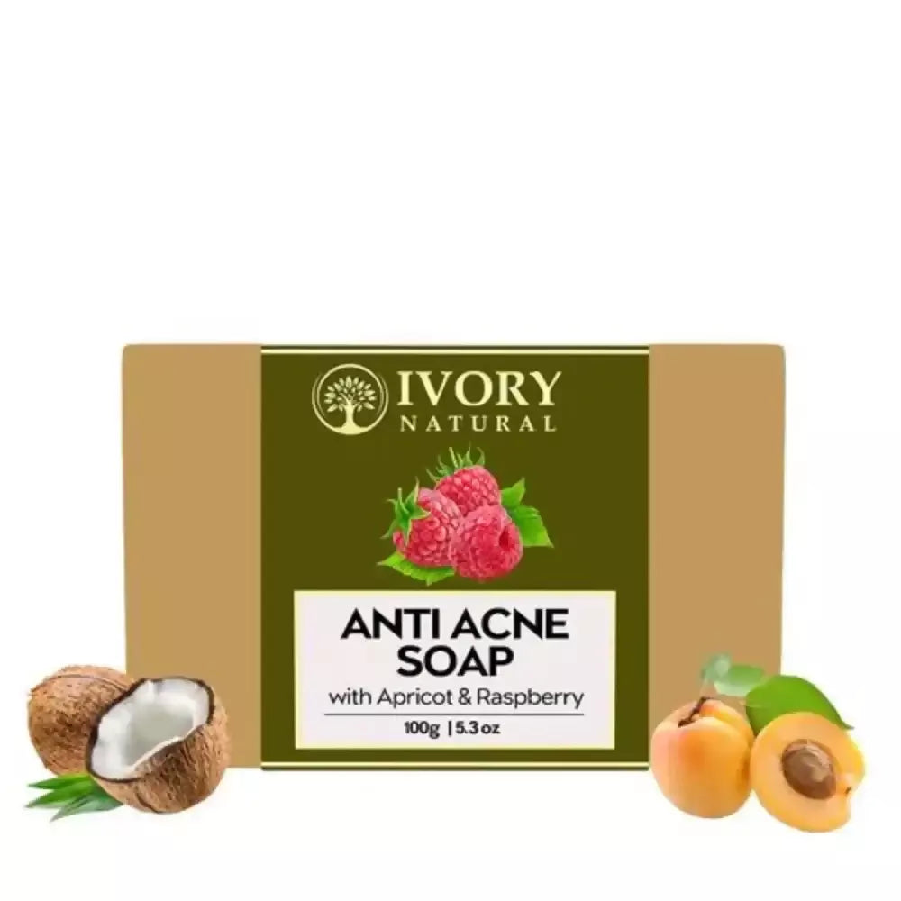 Ivory Natural Anti Acne Soap - Restore Radiance & Nourish Skin For Both Men & Women - Distacart