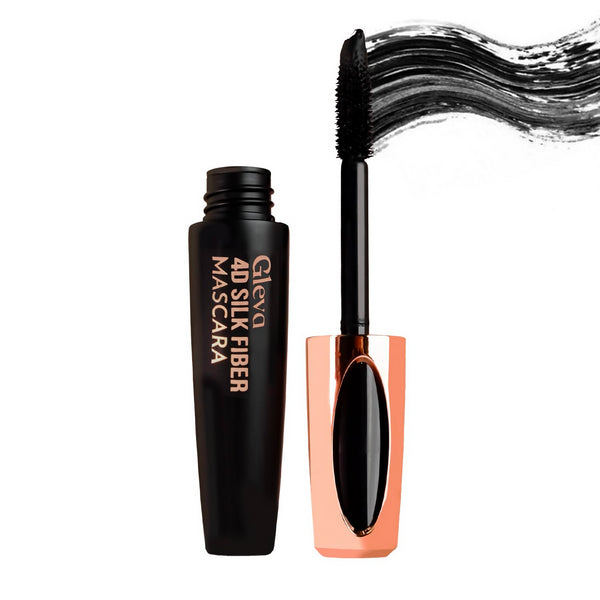 Gleva 4D Silk Fibre Mascara - Black - Distacart