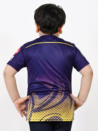 Thumbnail for Baesd Boys Sports Round Neck Printed Cricket Jersey IPL, T20 T-shirt - Distacart