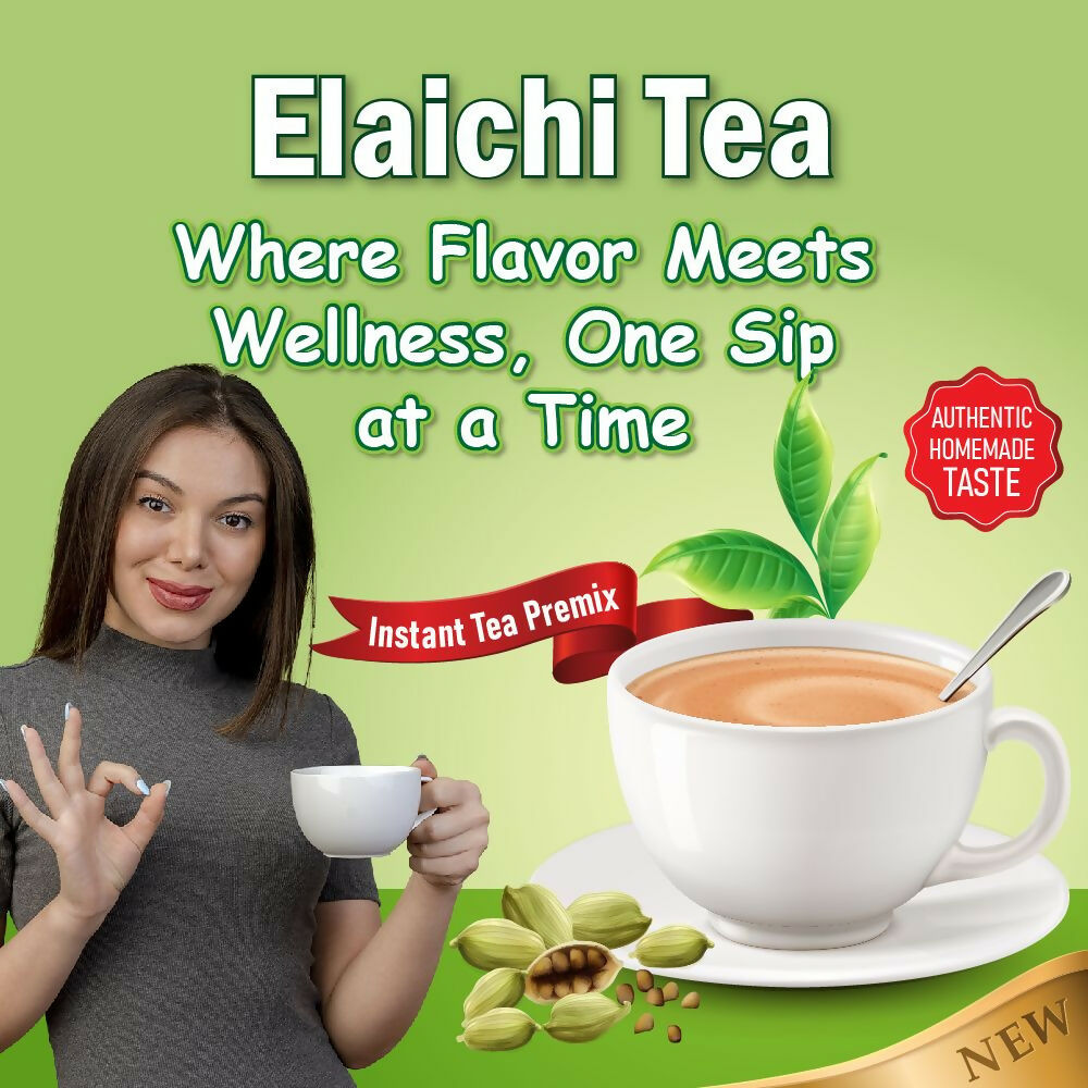 Naivedyam Elaichi Instant Tea Premix Powder Sachets - Distacart