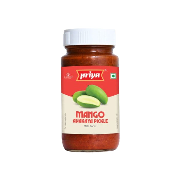 Priya Mango Avakaya Pickle with Garlic - Distacart