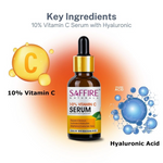 Thumbnail for Saffire Naturals 10% Vitamin C Serum Enriched With Hyaluronic - Distacart