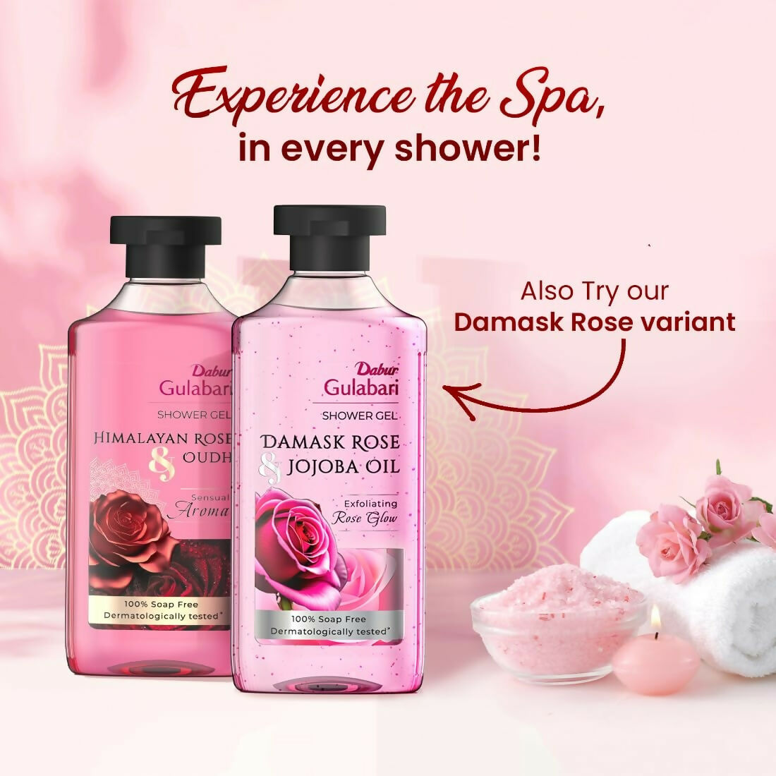 Dabur Gulabari Shower Gel - Distacart