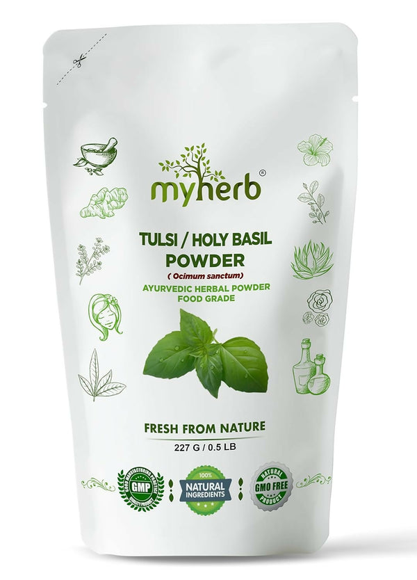 Myherb Natural Organic Tulsi Powder - Distacart