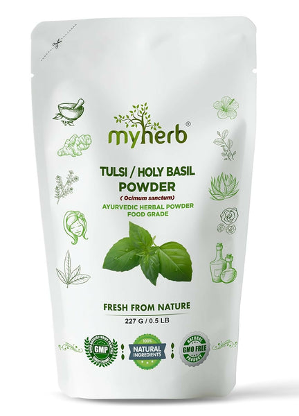 Myherb Natural Organic Tulsi Powder - Distacart