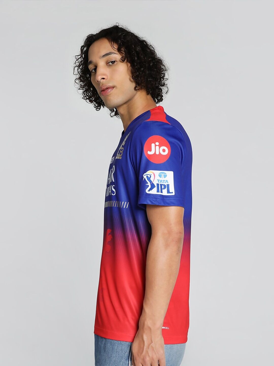 Puma X RCB 2024 Replica Printed Jersey T-shirt - Distacart