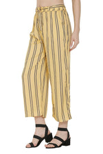 Thumbnail for Asmaani Beige Color Rayon Fabric Stripped Palazzo