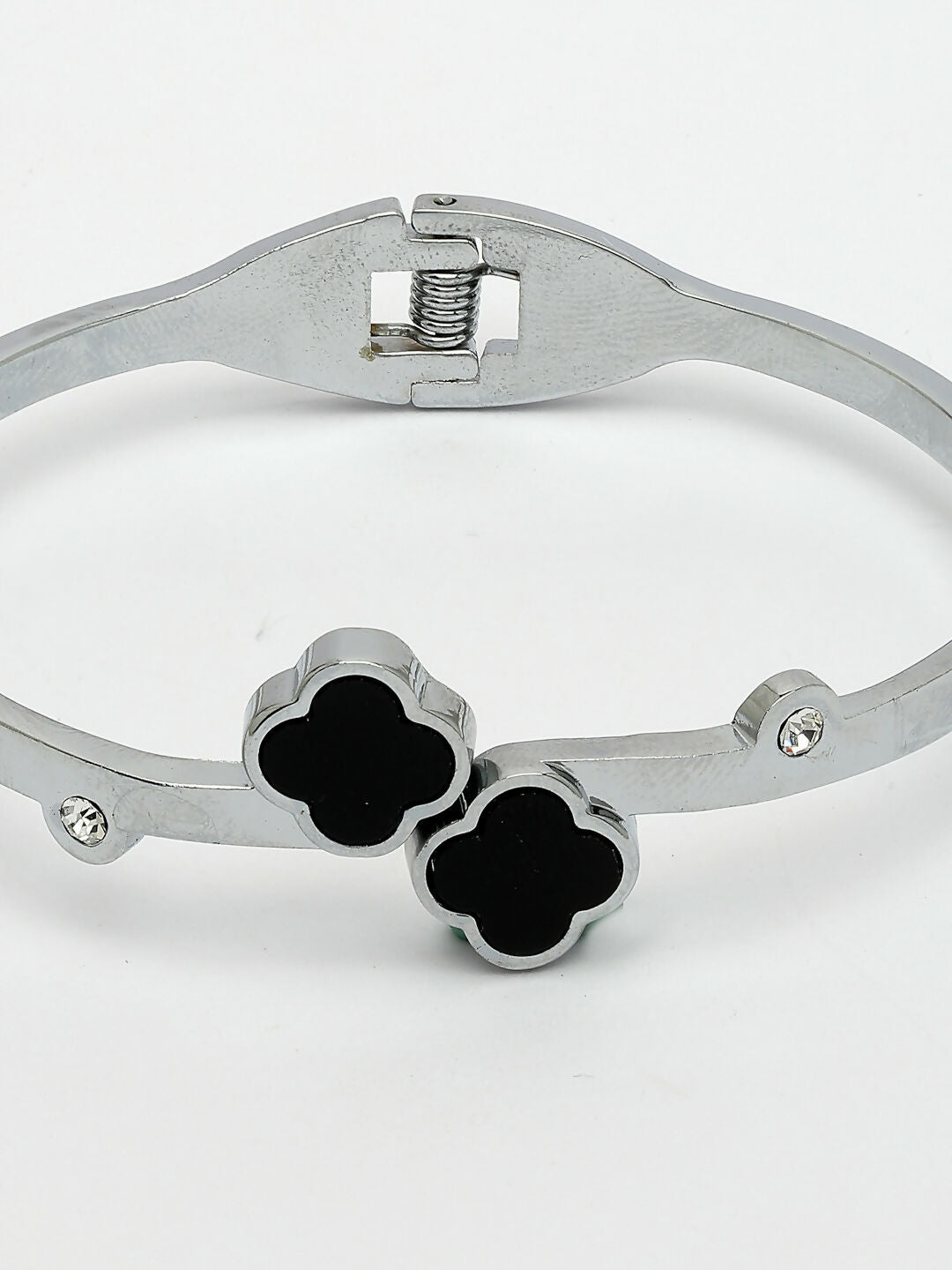 NVR Women's Set of 2 Gold & Silver Cuff Bracelet
