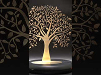 Brass Tree with Stand - Divine Symbol of Growth and Harmony