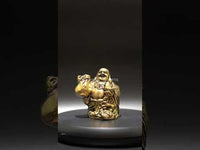 Brass Kubera Idol - Divine Keeper of Wealth and Abundance