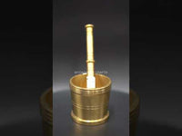 Brass Mortar and Pestle - Embrace the Art of Traditional Grinding